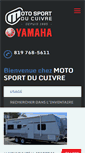 Mobile Screenshot of motosportducuivre.com